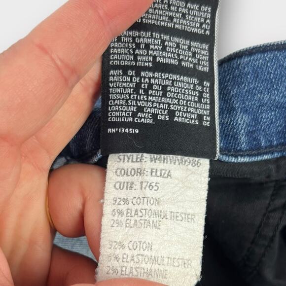 3x1 Austin Crop High Rise Straight Leg Jean in Eliza Size 28 - Picture 7 of 7